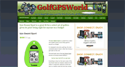 Desktop Screenshot of golfgpsworld.com