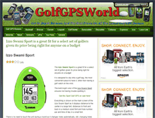 Tablet Screenshot of golfgpsworld.com